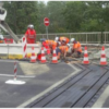 Road Expansion Joint SX Pont Mirabeau Rouen France