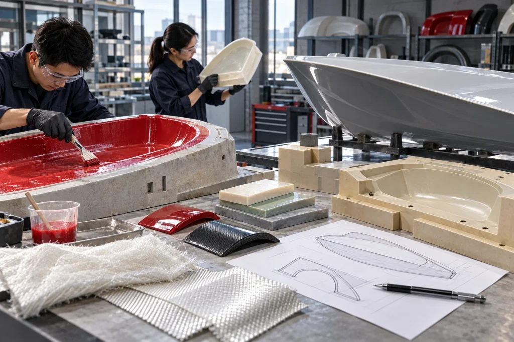 Minh họa: Composite, làm khuôn & tạo mẫu – góc R&D – nhà sản xuất: bài viết, tài liệu và checklist cần có