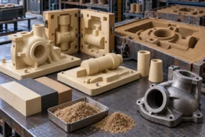 Minh họa: Tấm cho khuôn đúc cát, hộp lõi foundry