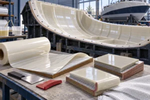 Minh họa: Nhựa laminating cán ép làm khuôn composite cỡ lớn (thay thế tấm đặc khi khuôn quá khổ)