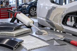 Minh họa: Sửa chữa nhựa PU/composite ngành ô tô (body shop)