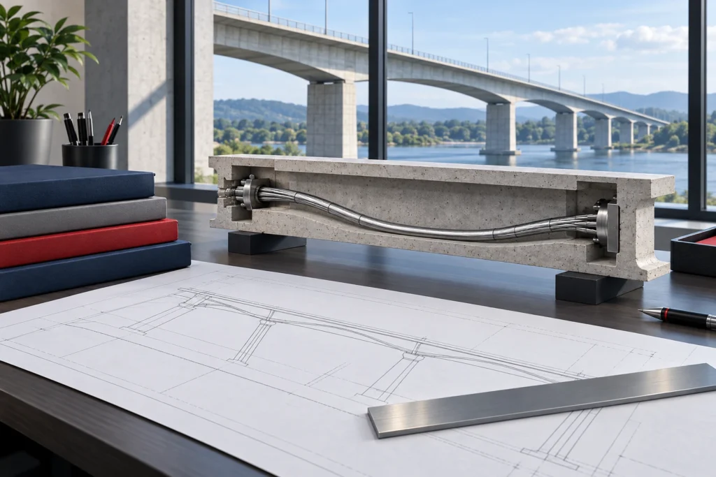 Minh họa: Tiêu chuẩn thiết kế dự ứng lực — EN 1992, AASHTO LRFD, TCVN 5574 và ETA CE marking