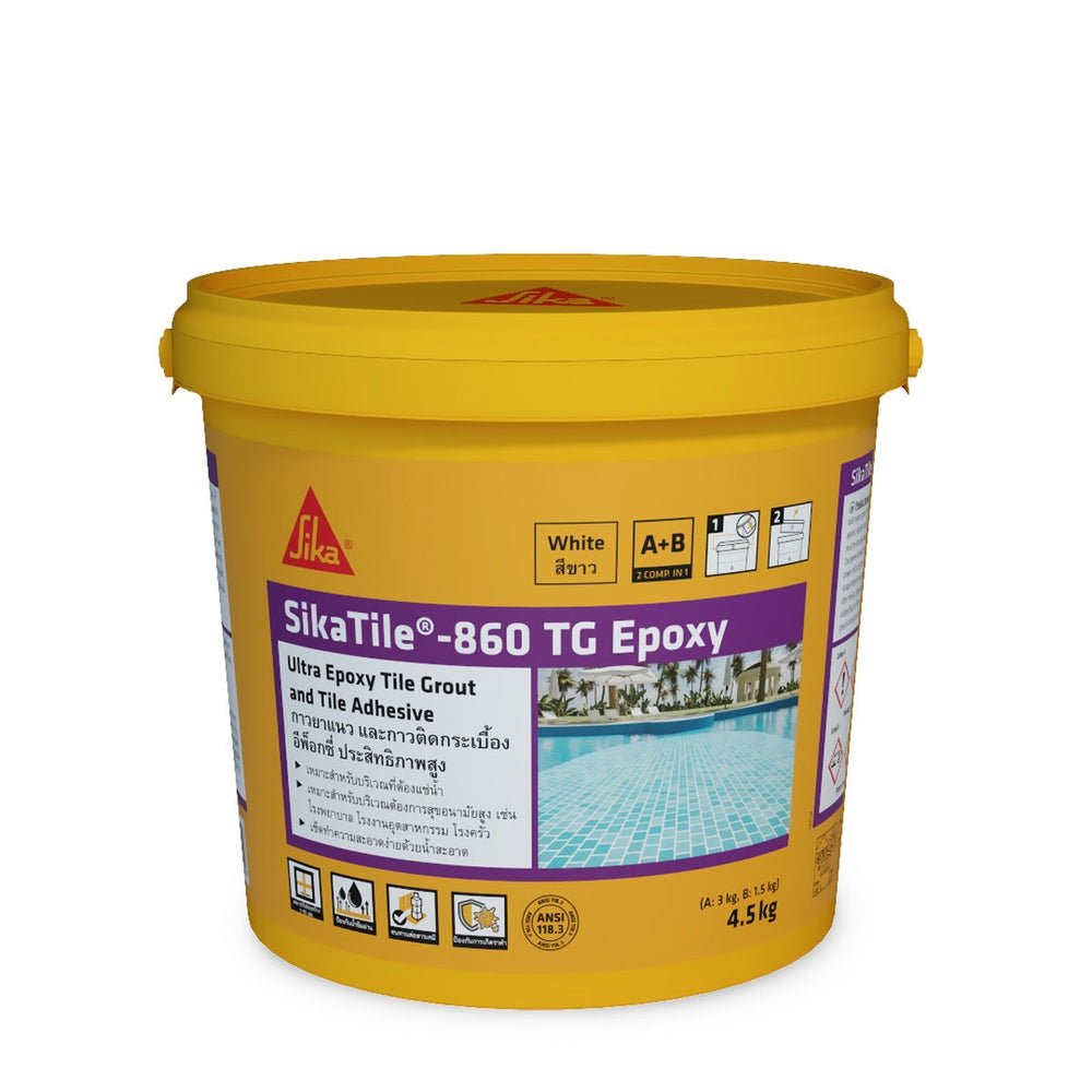 Keo dán gạch và keo chà ron (keo dán ron gạch): khác nhau, chọn loại nào 2 Keo chà ron epoxy SikaTile-860 TG Epoxy