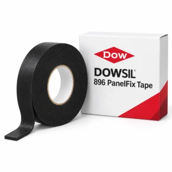 DOWSIL 896 PanelFix Tape bao bì minh họa nền trắng
