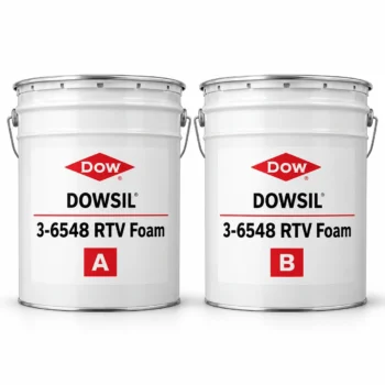 DOWSIL 3-6548 RTV Foam bao bì minh họa nền trắng