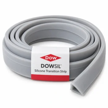 DOWSIL Silicone Transition Strip bao bì minh họa nền trắng