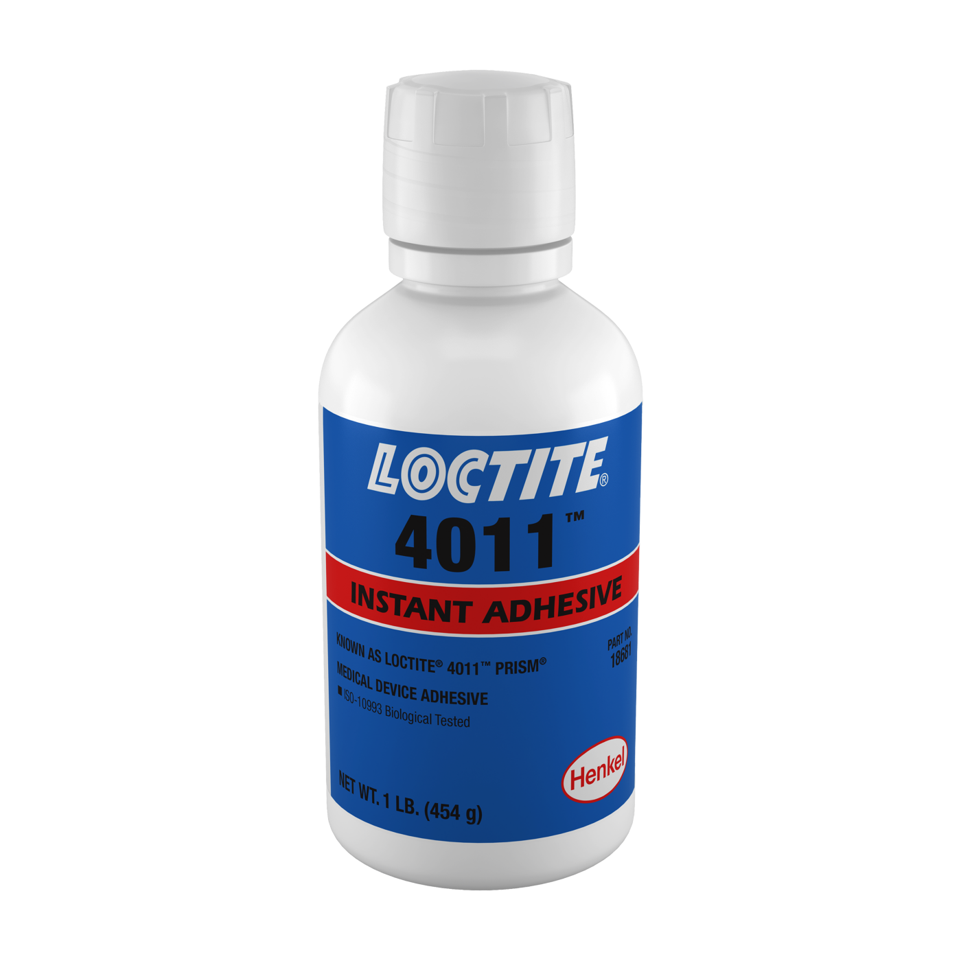 LOCTITE 4011 | Keo dán tức thời độ nhớt thấp 8 Chai LOCTITE 4011 PRISM có nhãn 1 lb 454 g