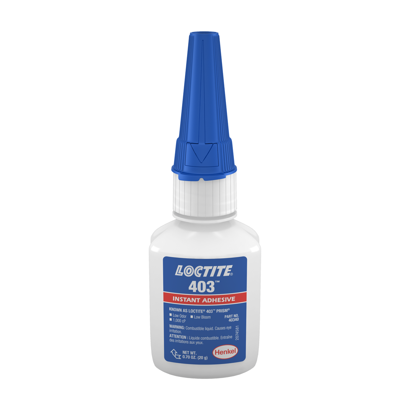 Loctite 403 | Keo dán tức thời ít mùi, không mờ trắng, nhớt trung bình 1 LOCTITE 403 Ảnh sản phẩm hãng