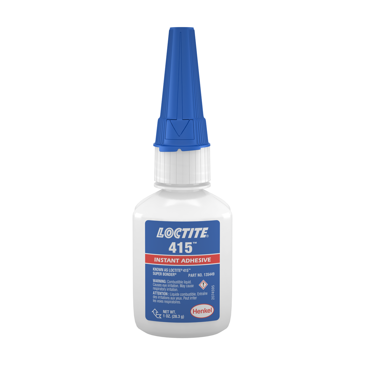 Loctite 415 | Keo dán tức thời độ nhớt trung bình chuyên dán kim loại 1 LOCTITE 415 Ảnh sản phẩm hãng