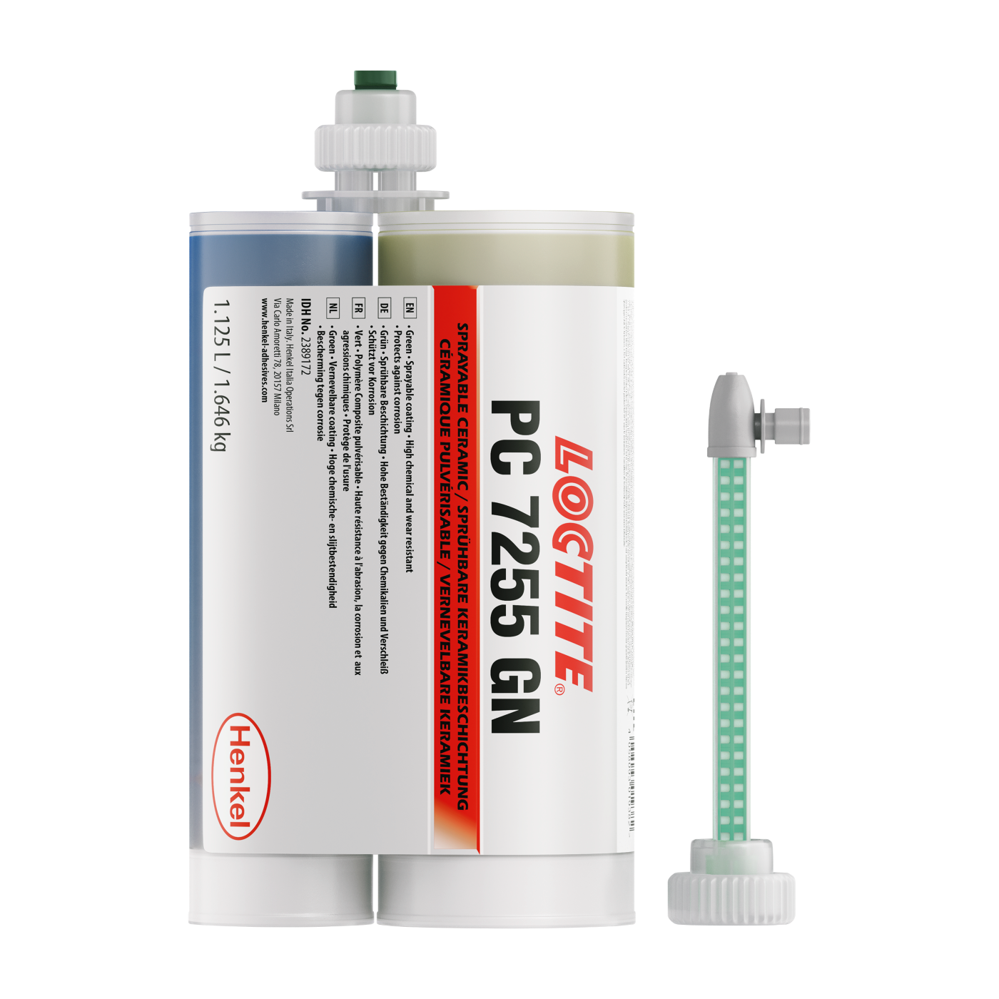 Loctite PC 7255 | Phủ epoxy độn gốm dạng phun, chống mài mòn 1 LOCTITE PC 7255 Ảnh sản phẩm chính hãng