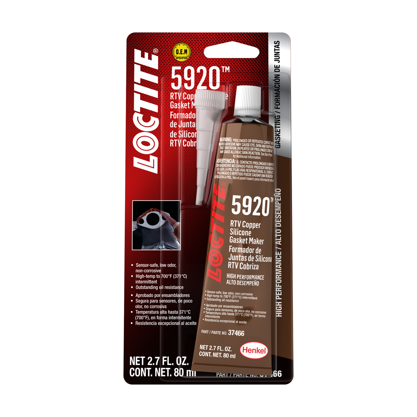 Loctite SI 5920 | Silicone chịu nhiệt cao tạo gioăng mặt bích mềm 1 LOCTITE SI 5920 Minh họa ứng dụng hãng
